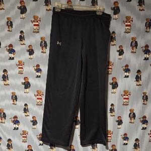 Under Armour Storm Kids Black Loose Athletic Pants YLG